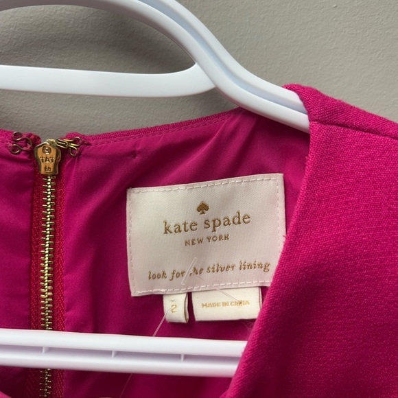 Kate Spade A-Line Crepe Pink Dress - Picture 4 of 4